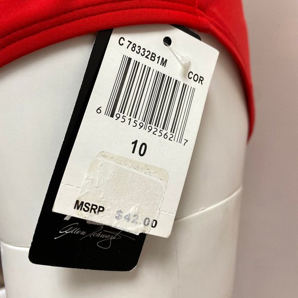 ABS Allen Schwartz Red Bikini Bottom - Picture 5 of 8